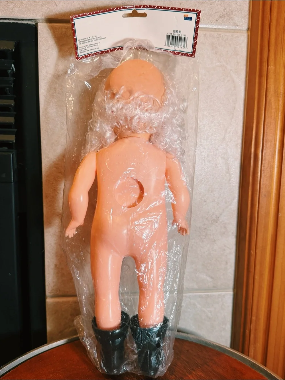 Vintage Darice Home For The Holidays Santa and Mrs. Claus Doll Craft Kit 13.5”